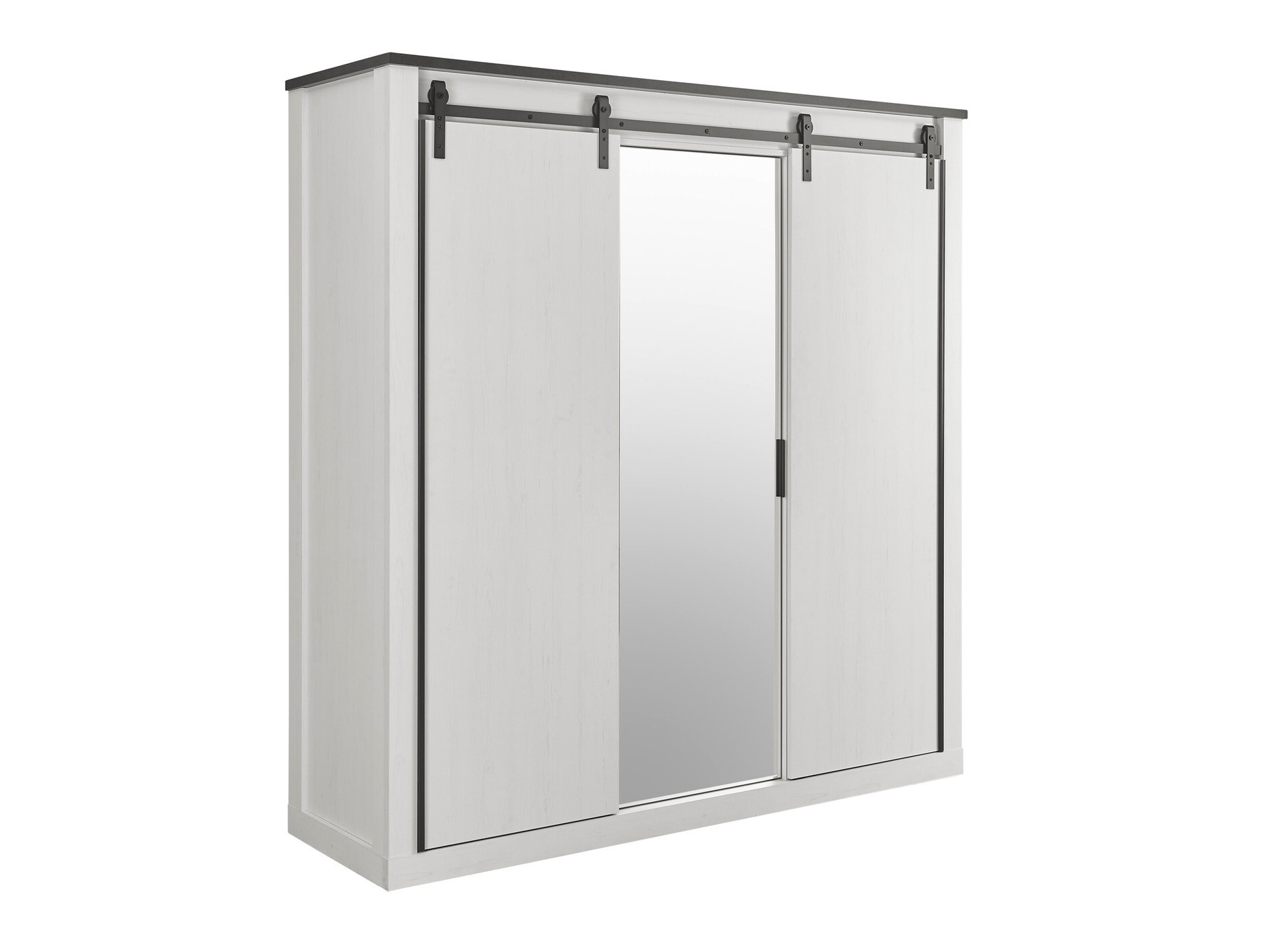 Armadio Cirtale 108 (Antracite + Pino sbiancato)