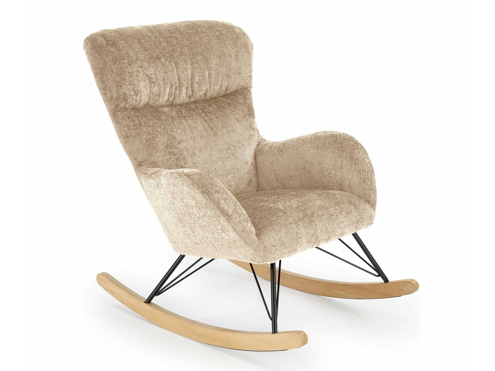 Sedia a dondolo Houston 1594 (Beige)