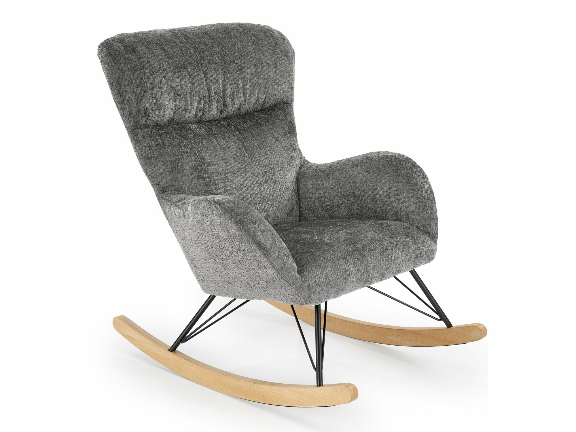 Sedia a dondolo Houston 1594 (Grigio)