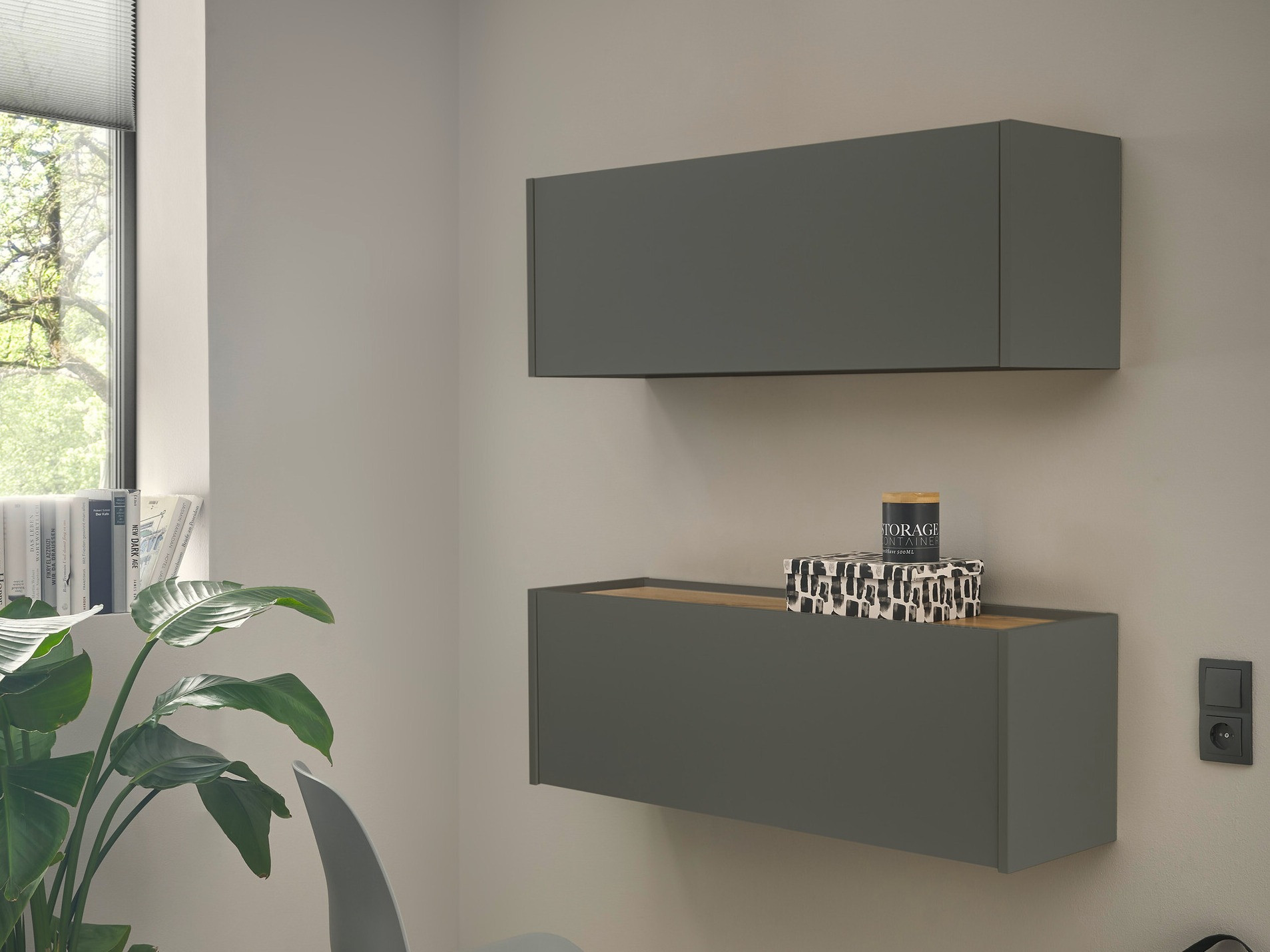 Set ufficio Elbsori 158 (Antracite + Quercia di Wotan)