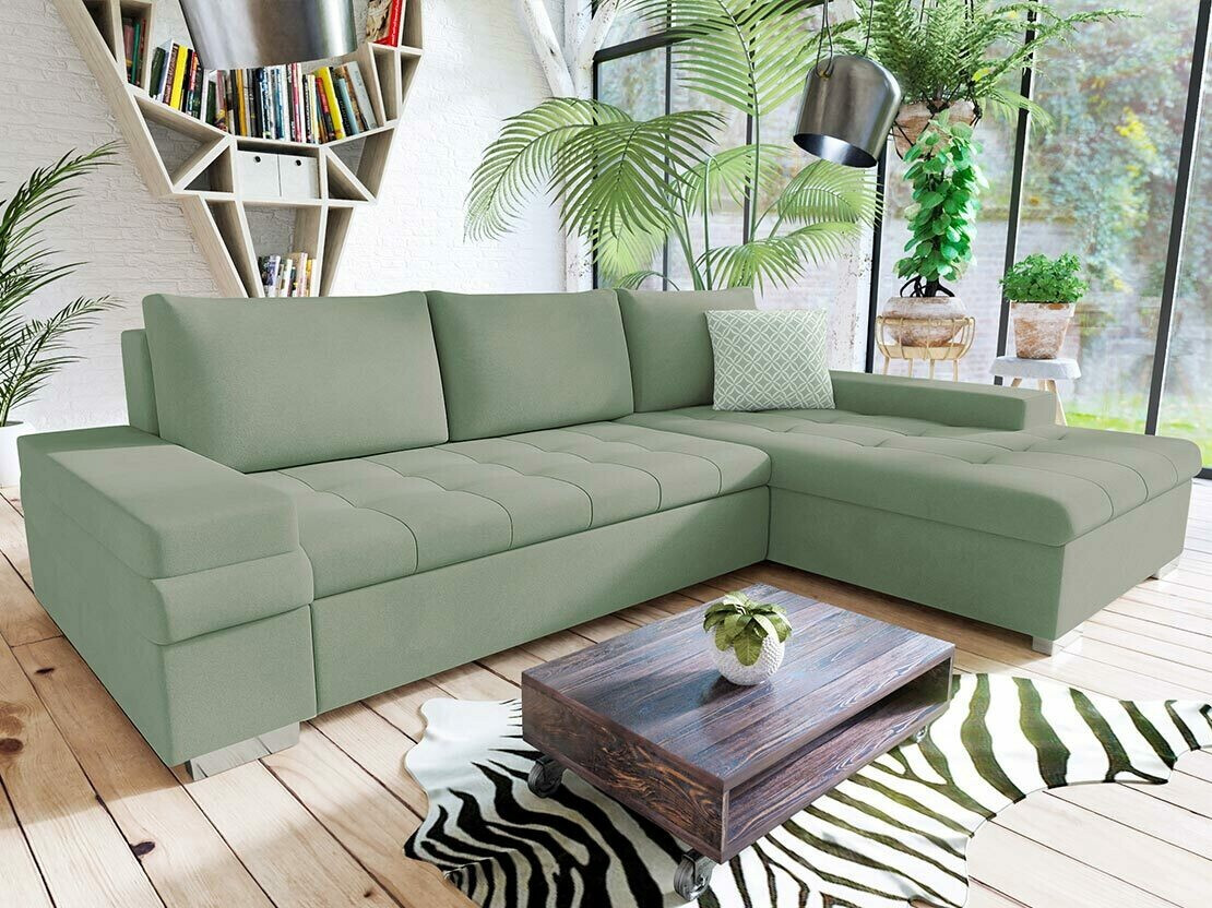 Divano angolare Comfivo Olivetum I (Uttario Velvet 2954 + Evo 29)