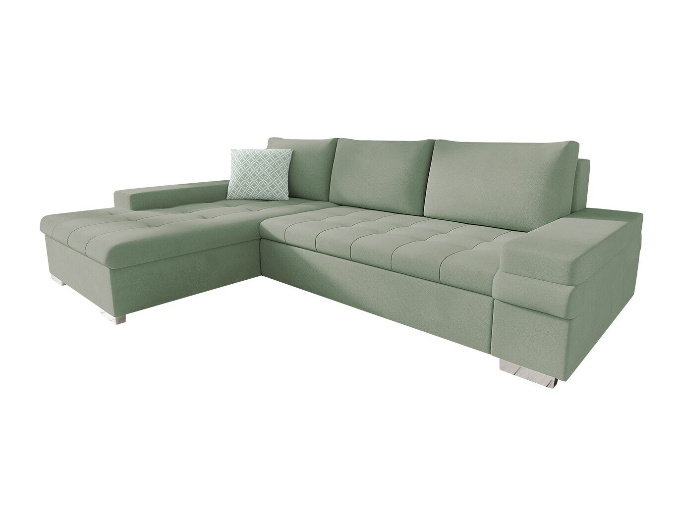Divano angolare Comfivo Olivetum I (Uttario Velvet 2954 + Evo 29)