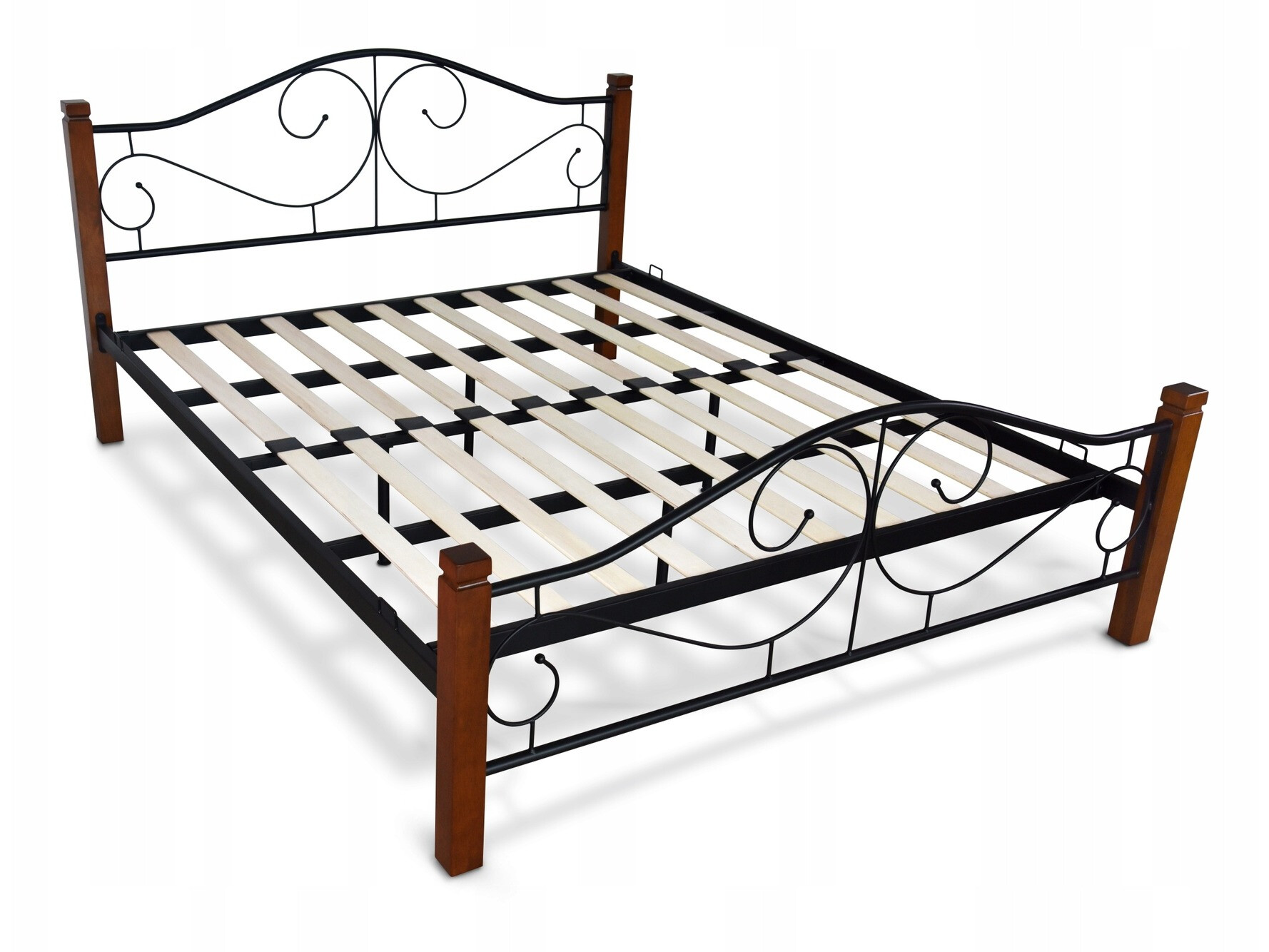Letto Houston 574 (Ciliegia + Nero)