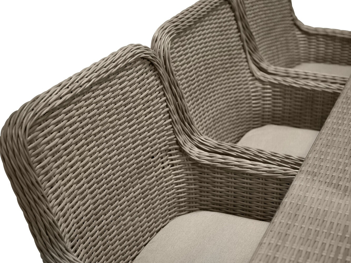 Tavolo e sedie set Dallas 2201 (Nocciola + Beige)