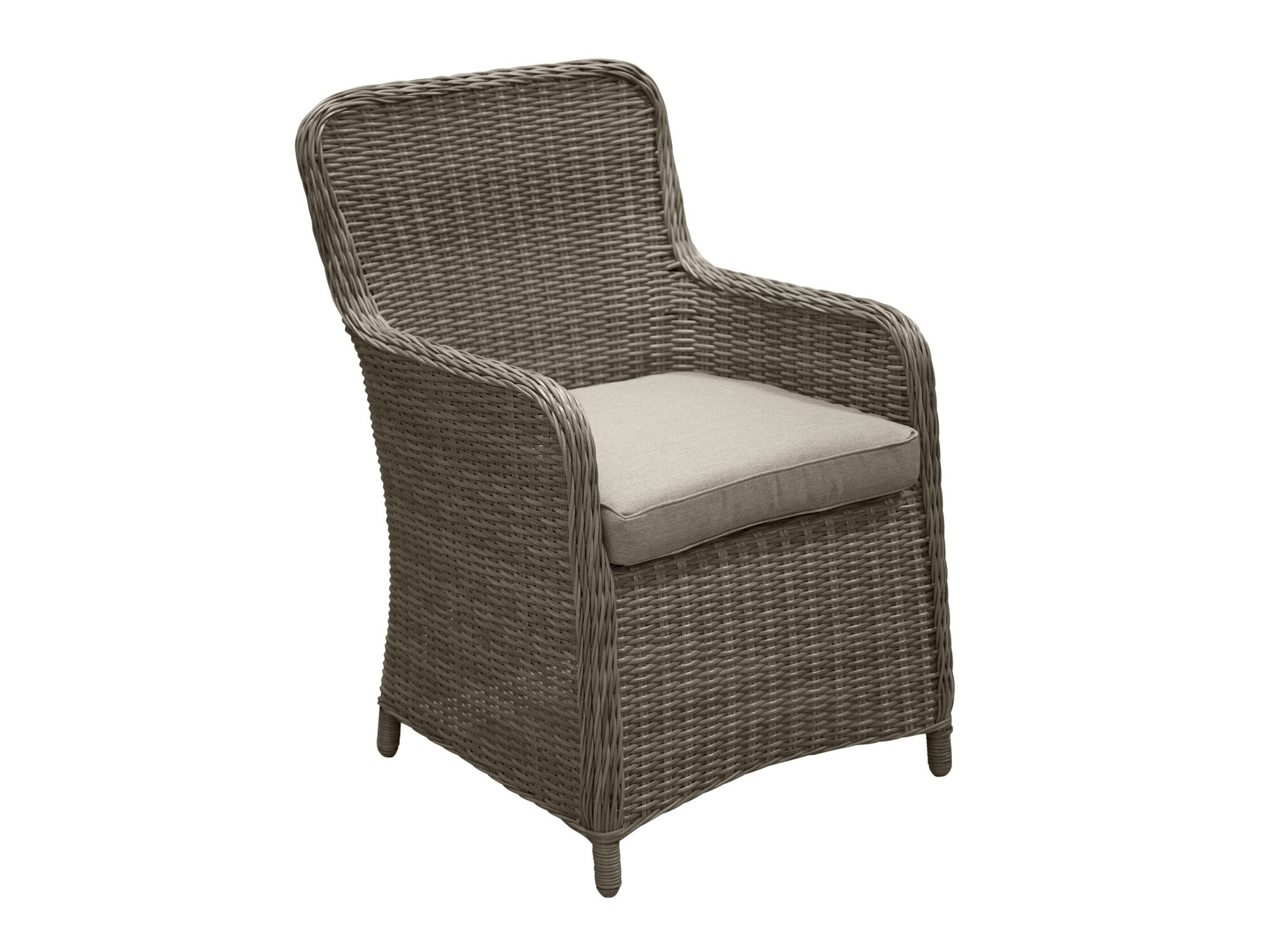 Tavolo e sedie set Dallas 2201 (Nocciola + Beige)
