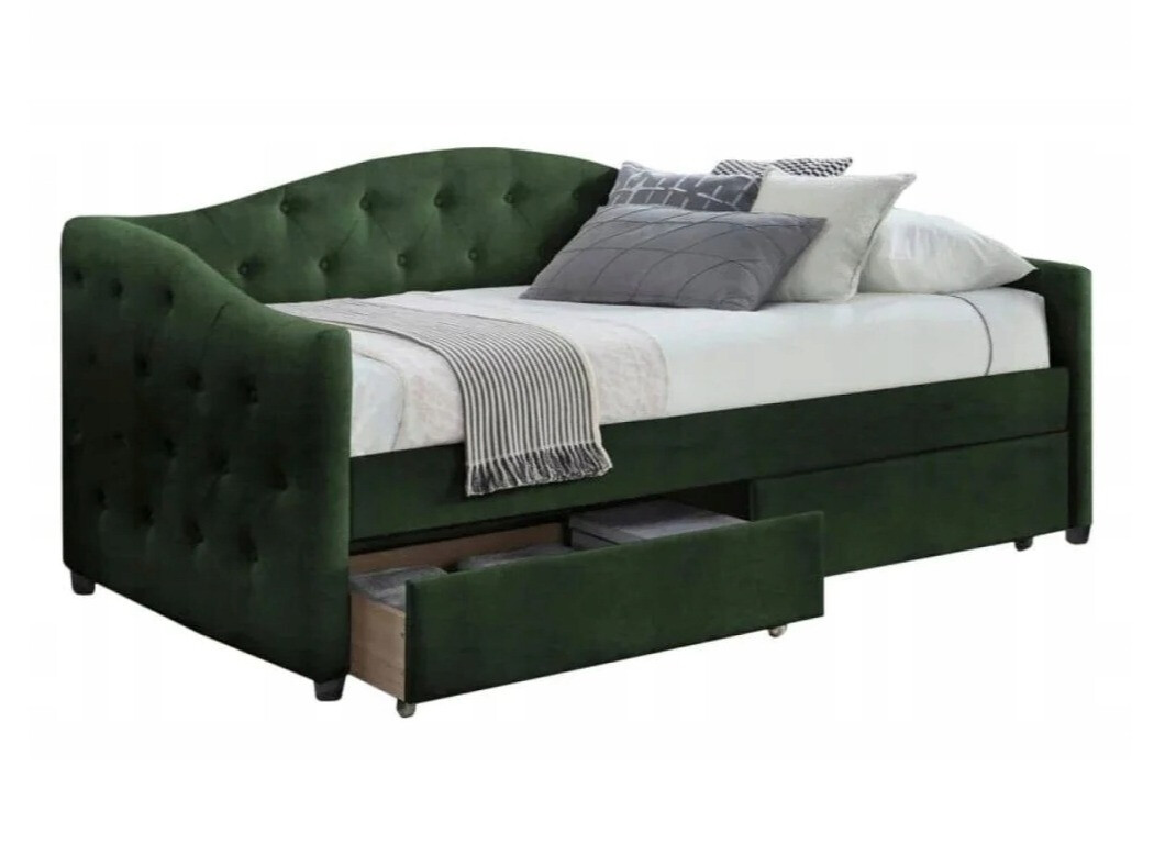 Letto Houston Mane (Verde scuro)