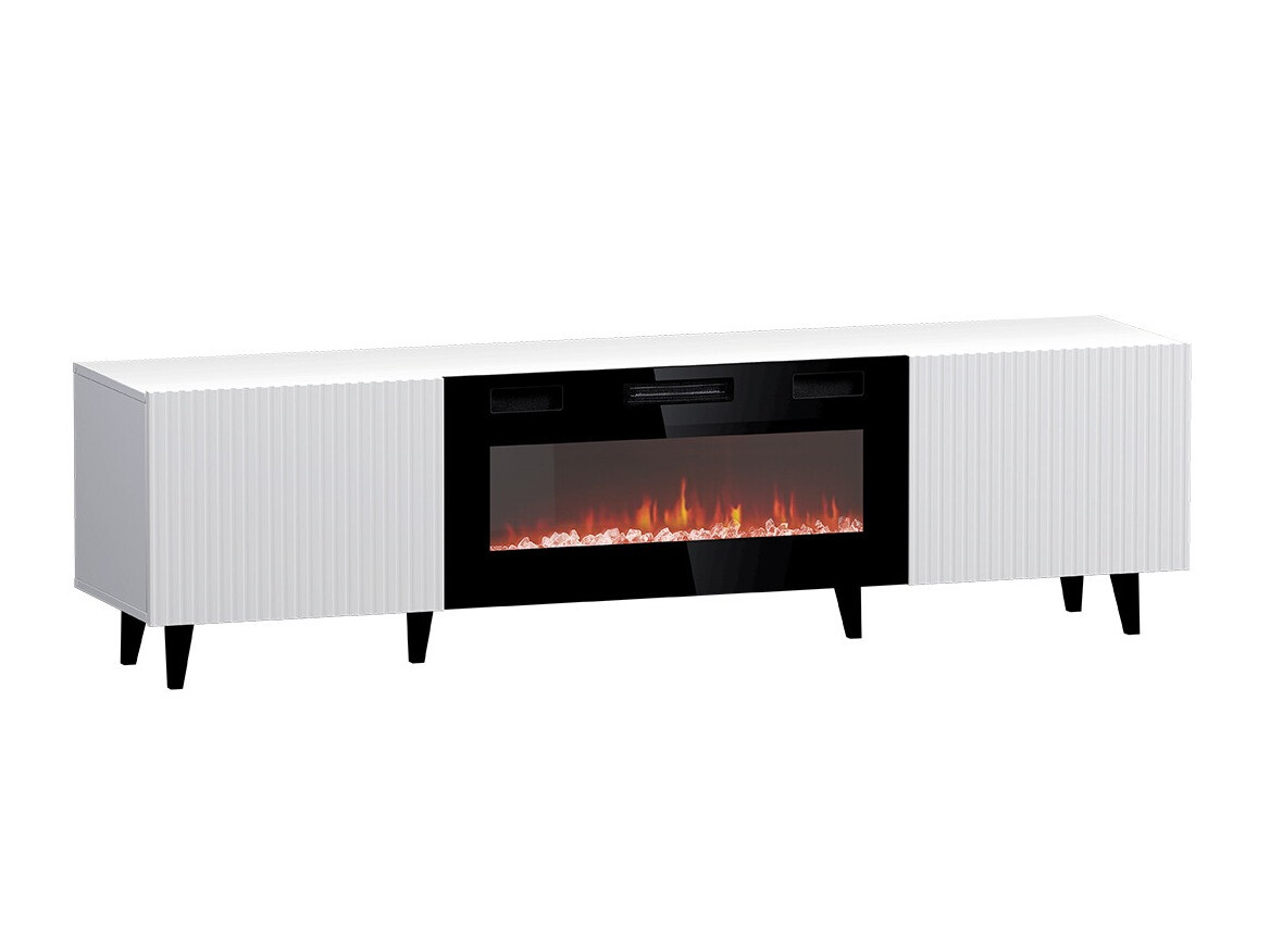 Mobile porta TV Dicto II (Bianco + Nero)