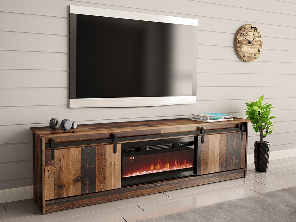 Mobile porta TV Charlotte 165 (Albero invecchiato)