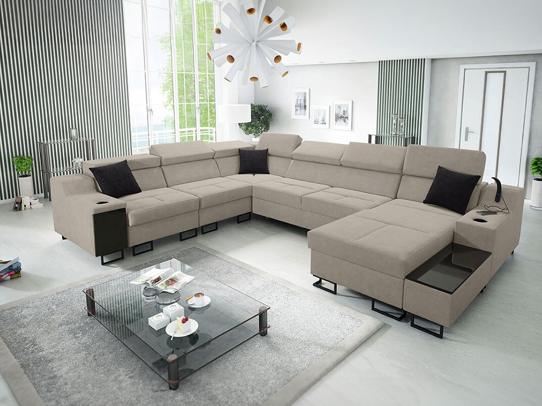 Divano angolare Sarasota 160 (Uttario Velvet 2979 + Uttario Velvet 2980)
