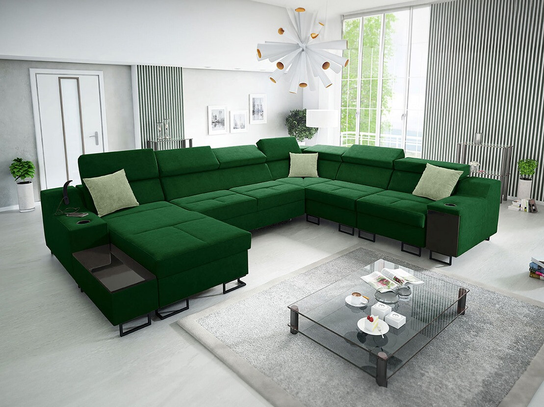 Divano angolare Sarasota 160 (Uttario Velvet 2951 + Uttario Velvet 2954)