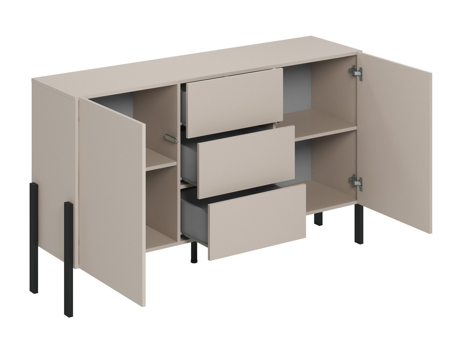 Parete attrezzata Etsore 105 (Cachemire)