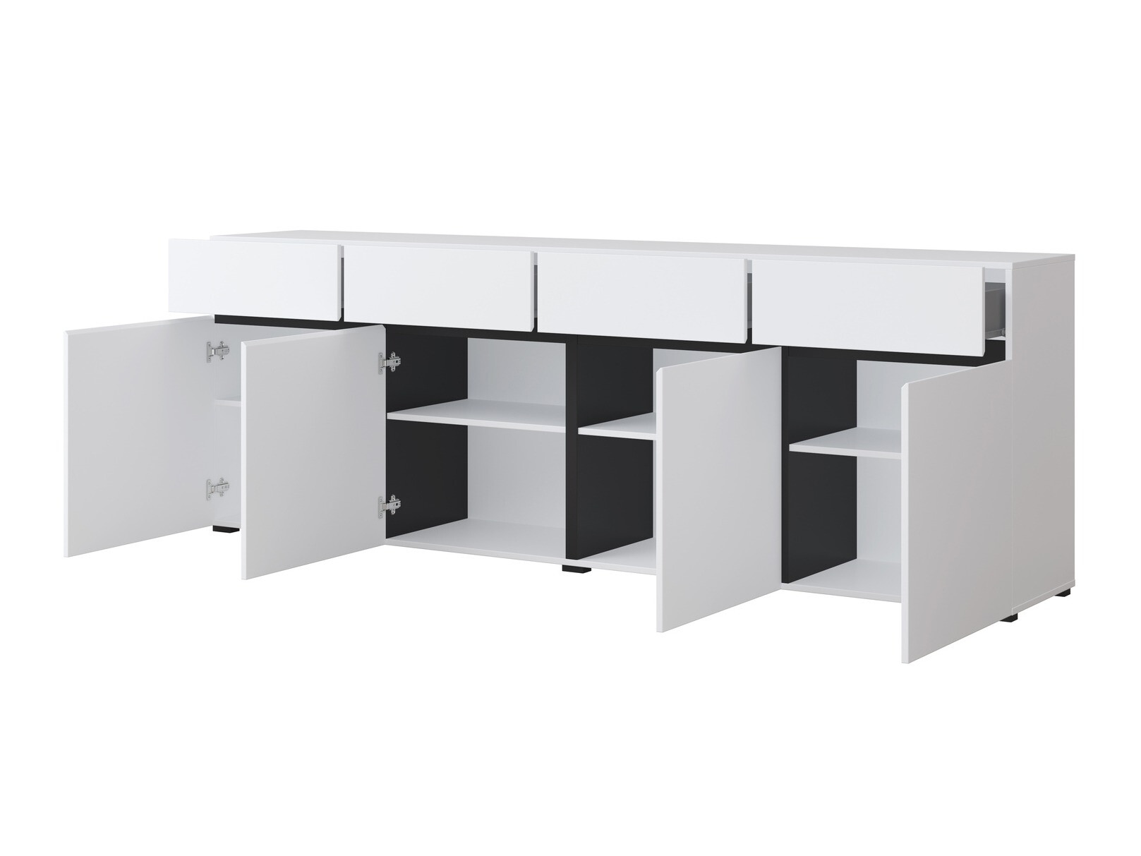 Parete attrezzata Alfere 108 (Bianco)