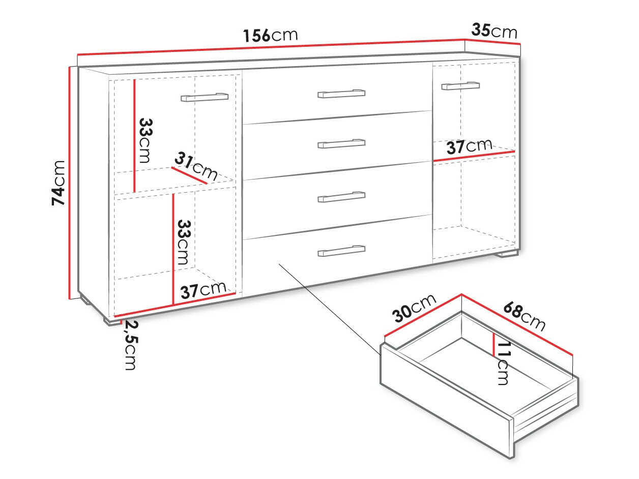 Cassettiera Comfivo Casus