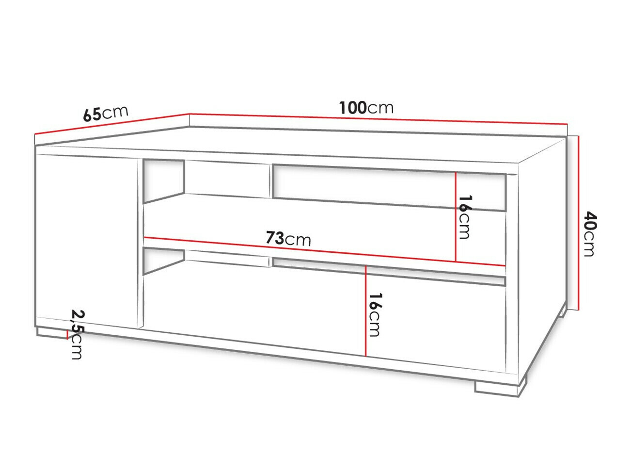 Tavolino da caffè Comfivo Casus