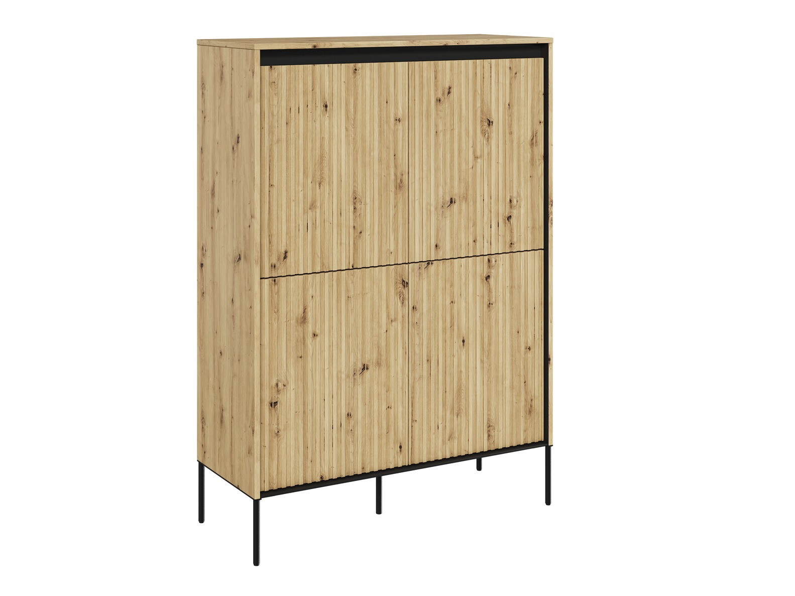 Madia Fernolu 102 (Rovere Artisan + Nero)