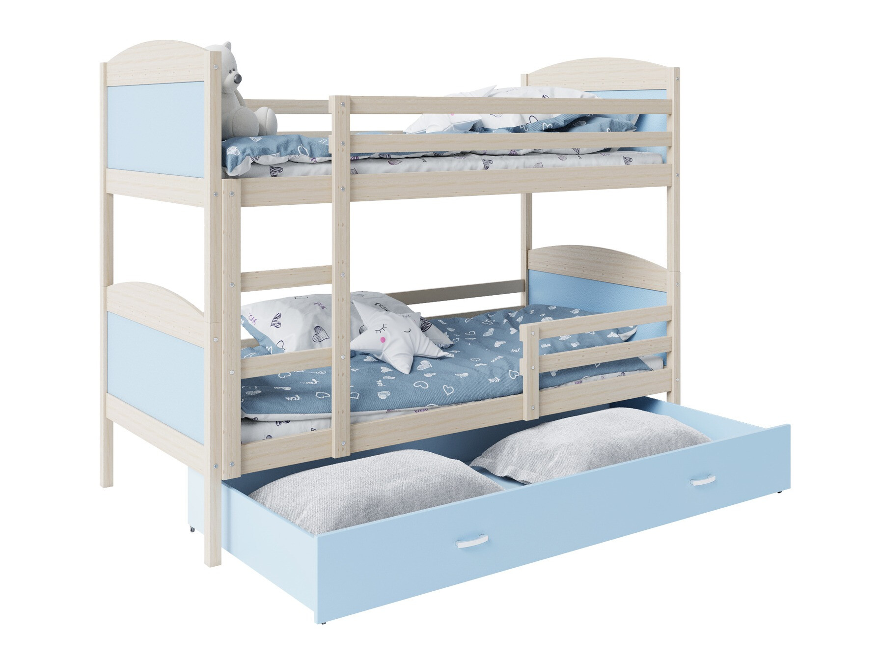 Letto a castello Aurora 101 (Blu)