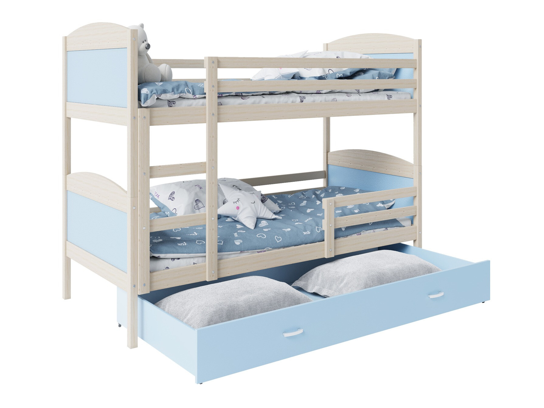 Letto a castello Aurora 102 (Blu)