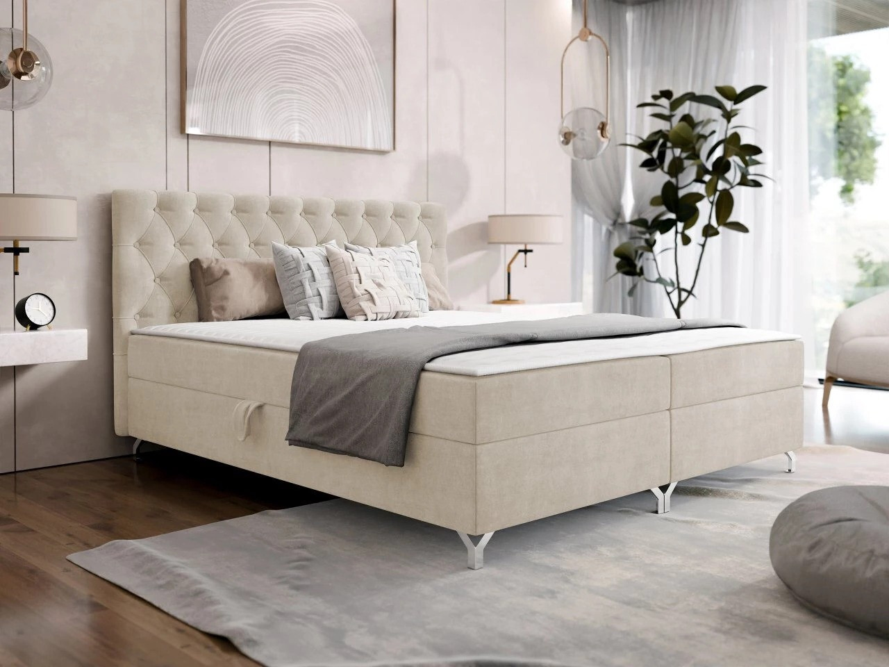 Letto continentale Memphis 141 (Manila 02)