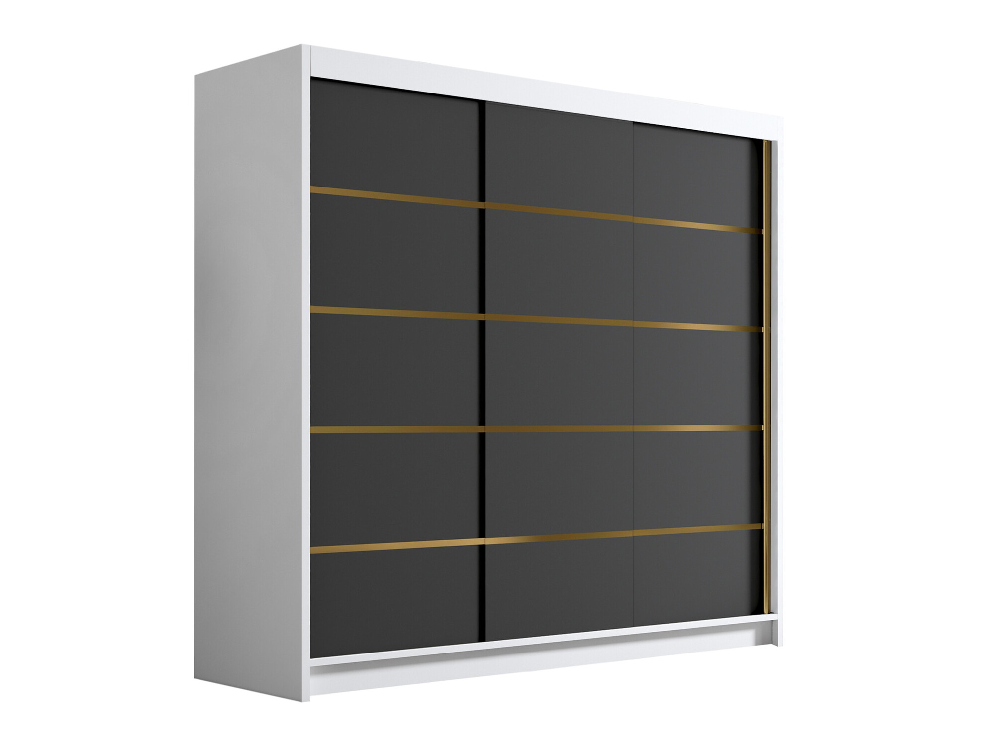 Armadio Closico Plenor VI (Bianco + Nero)