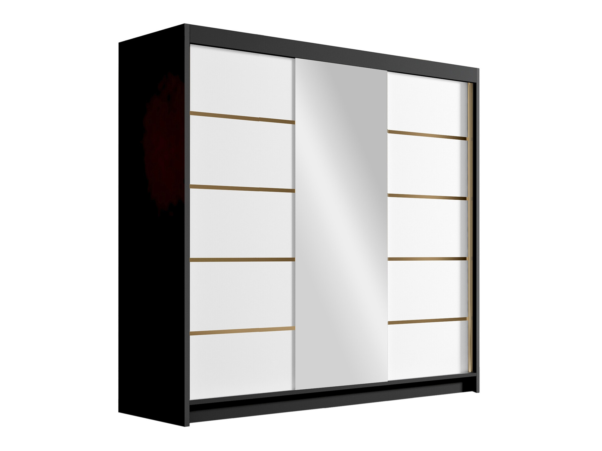 Armadio Closico Plenor VI (Nero + Bianco)