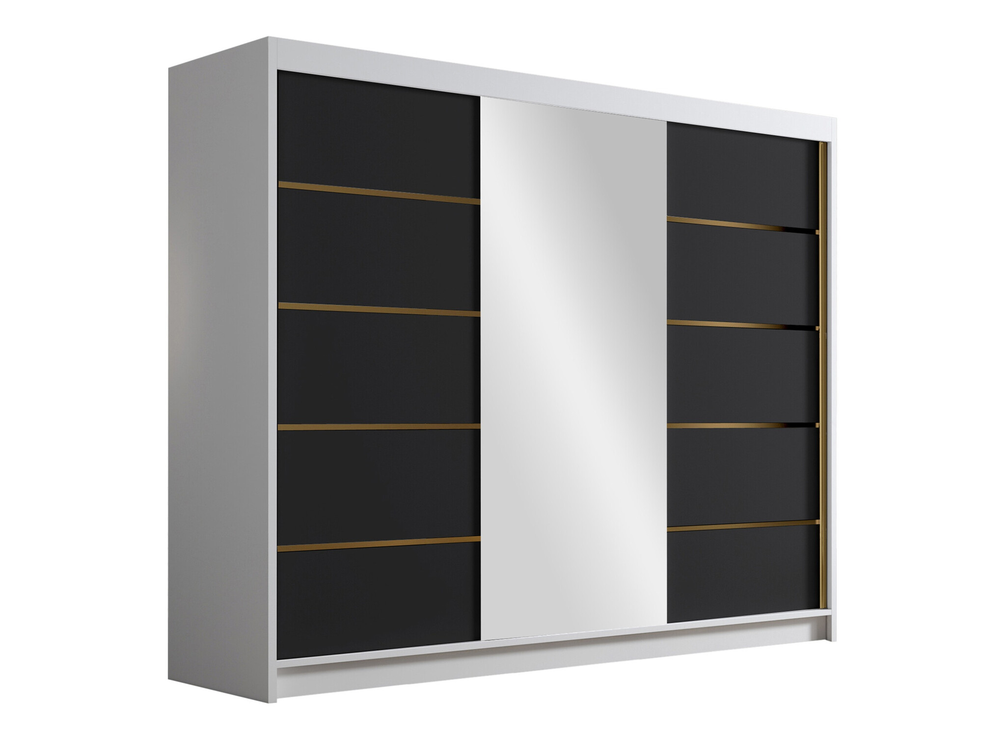 Armadio Closico Veltron II (Bianco + Nero)