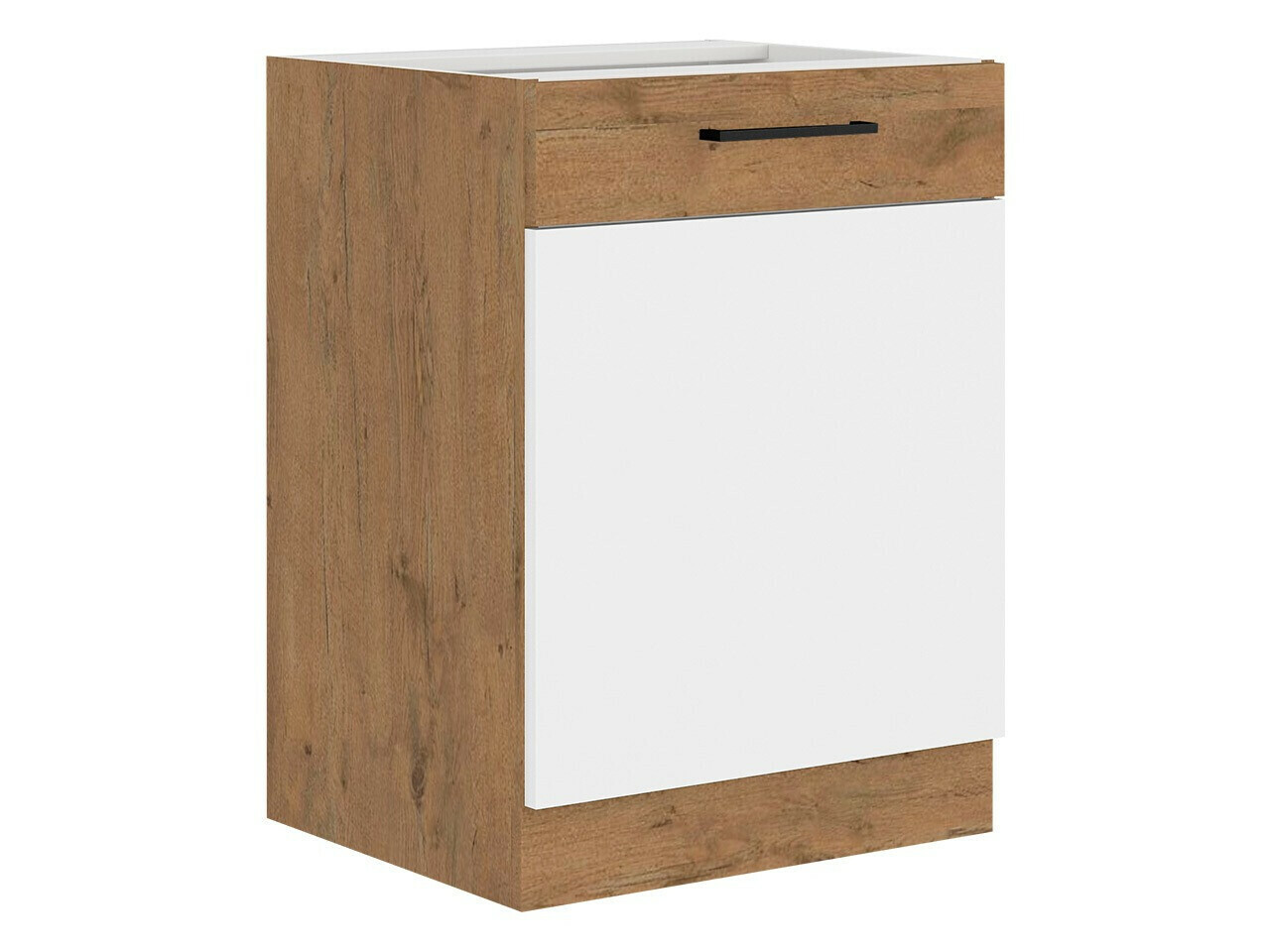 Armadietto componibile con ante Wood White 116