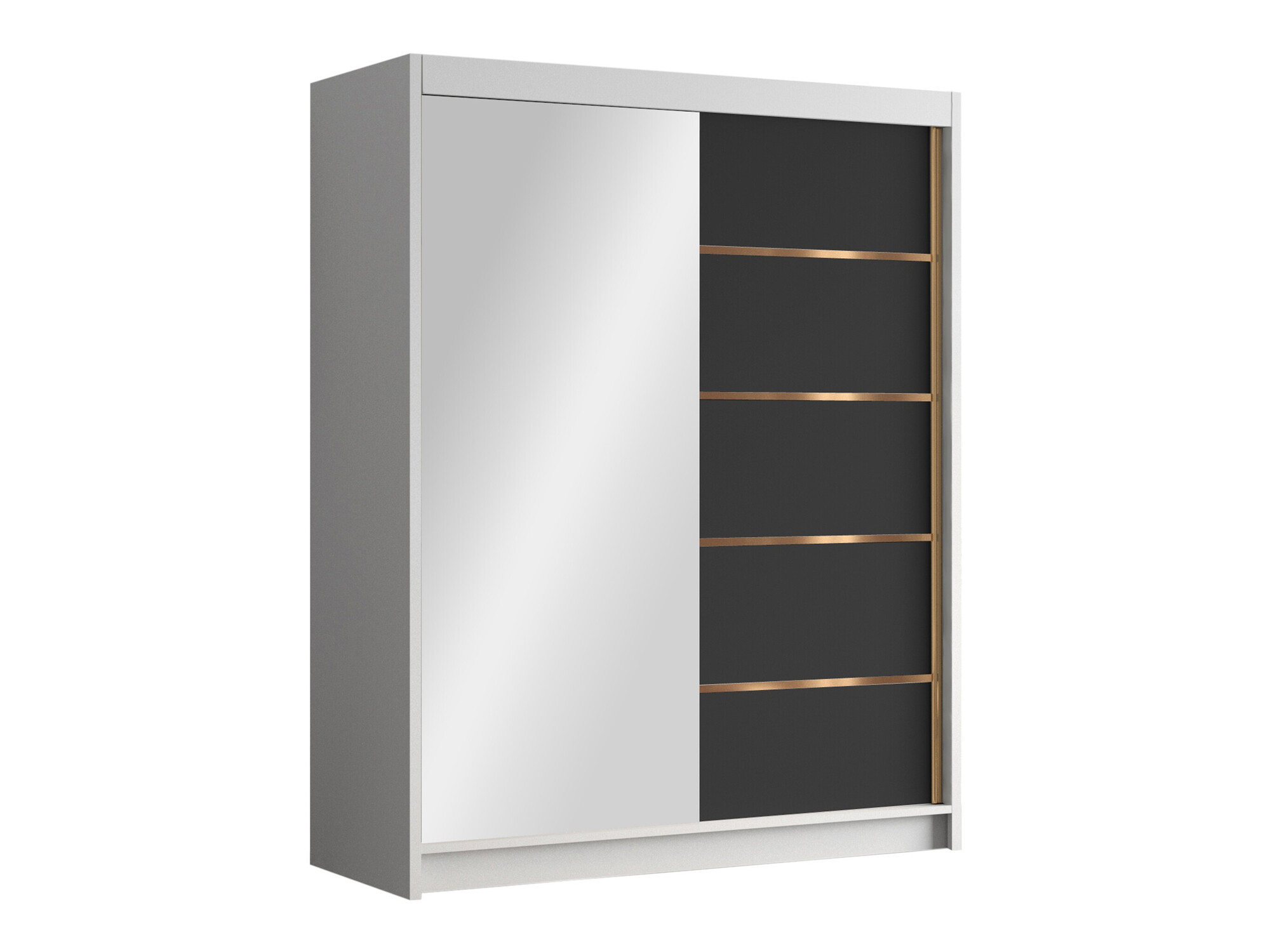 Armadio Closico Capsa III (Bianco + Nero)