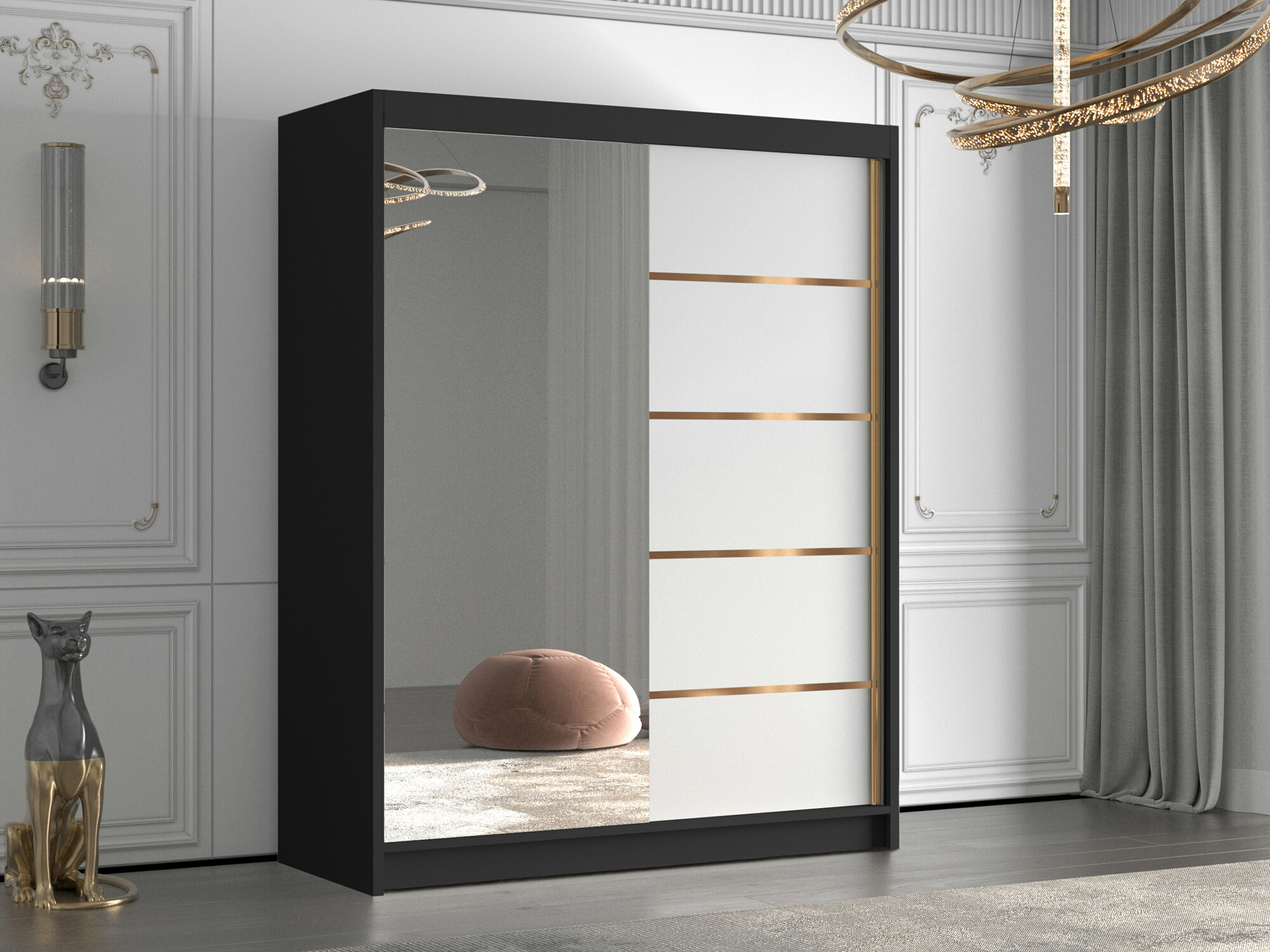 Armadio Closico Capsa III (Nero +Bianco)