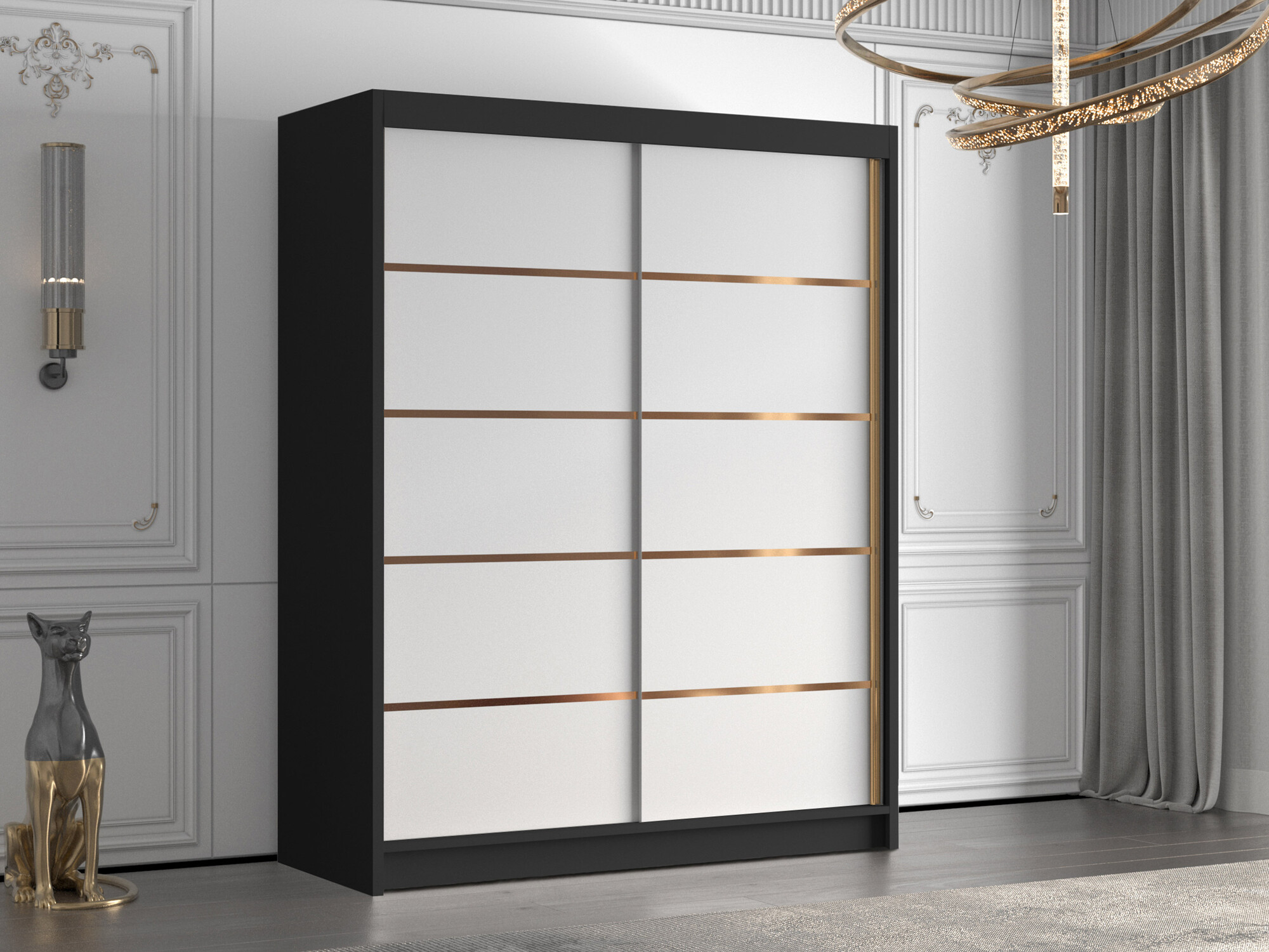Armadio Closico Capsa III (Nero +Bianco)