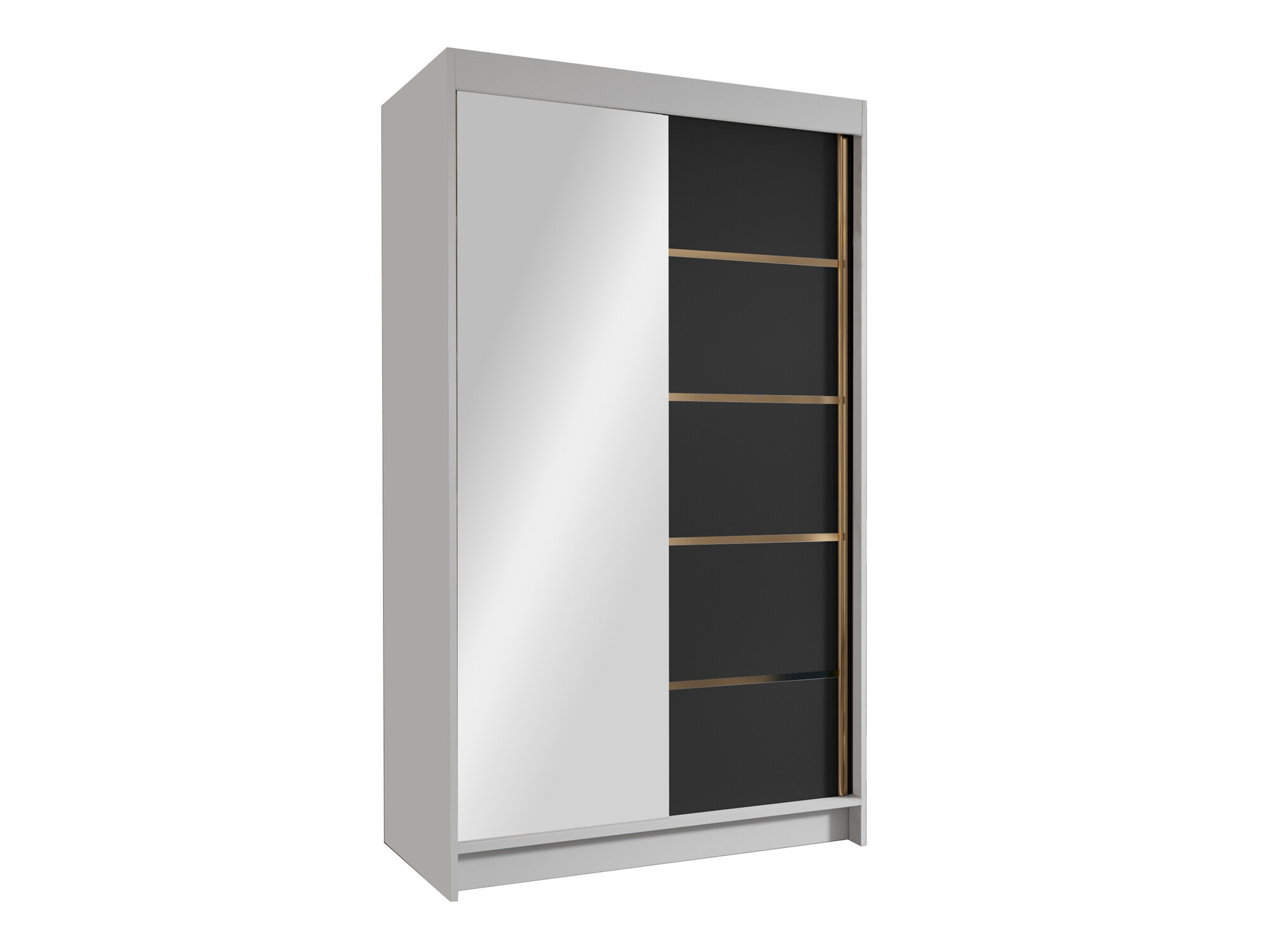 Armadio Closico Corden III (Bianco + Nero)