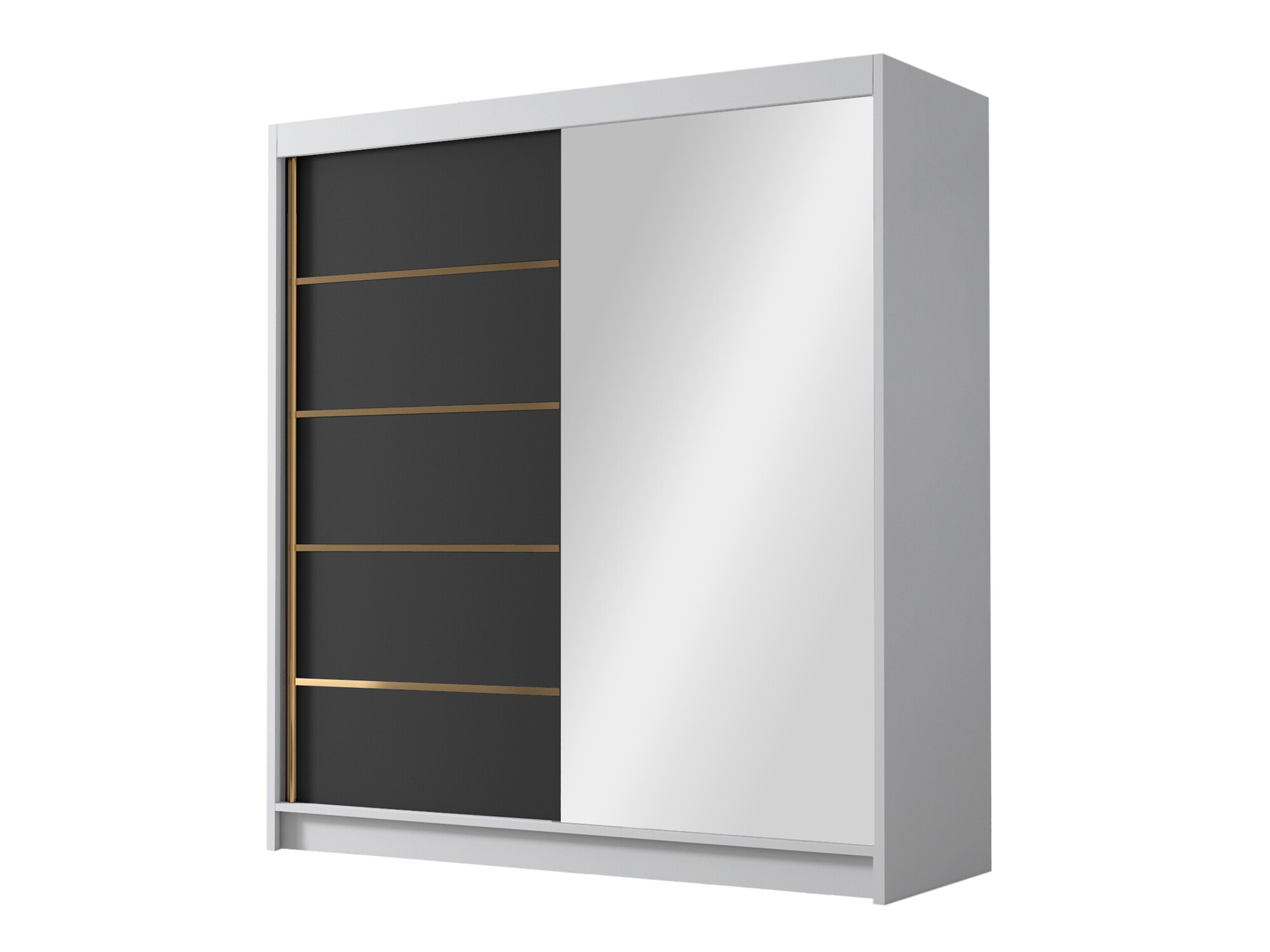 Armadio Closico Vallor III (Bianco + Nero)