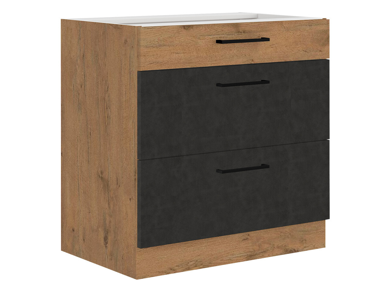 Mobile componibile con cassetti Wood Grey 123