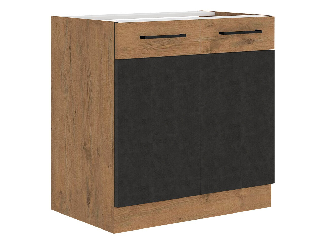 Mobile lavabo componibile con ante Wood Grey 108