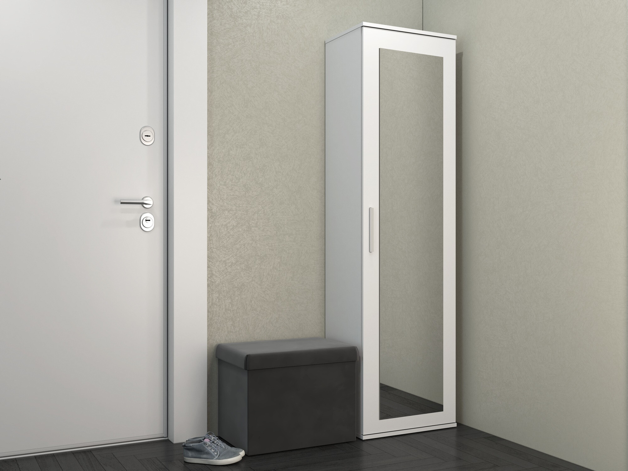 Armadio Mandeville 127 (Opaca bianco)