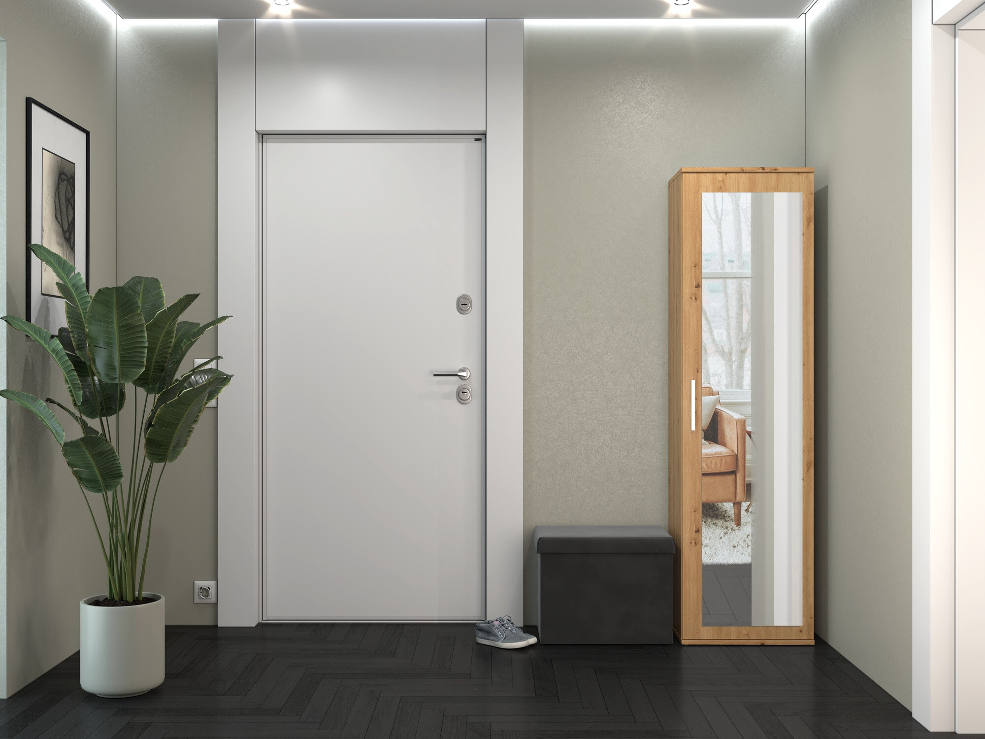 Armadio Mandeville 127 (Rovere Artisan)
