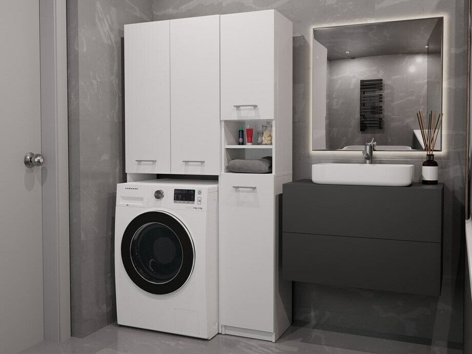 Mensola del bagno Mandeville 130 (Bianco)