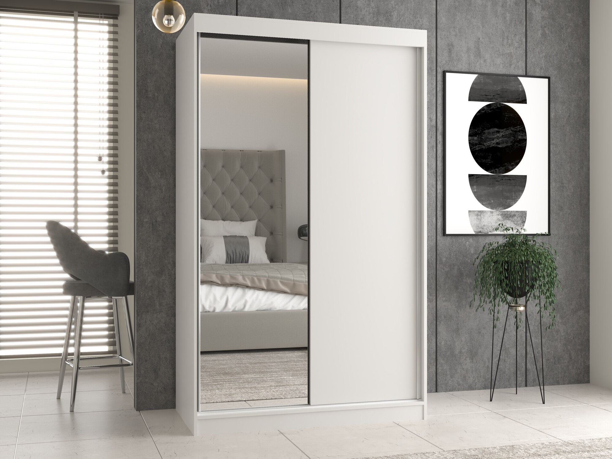 Armadio Mandeville 155 (Bianco)
