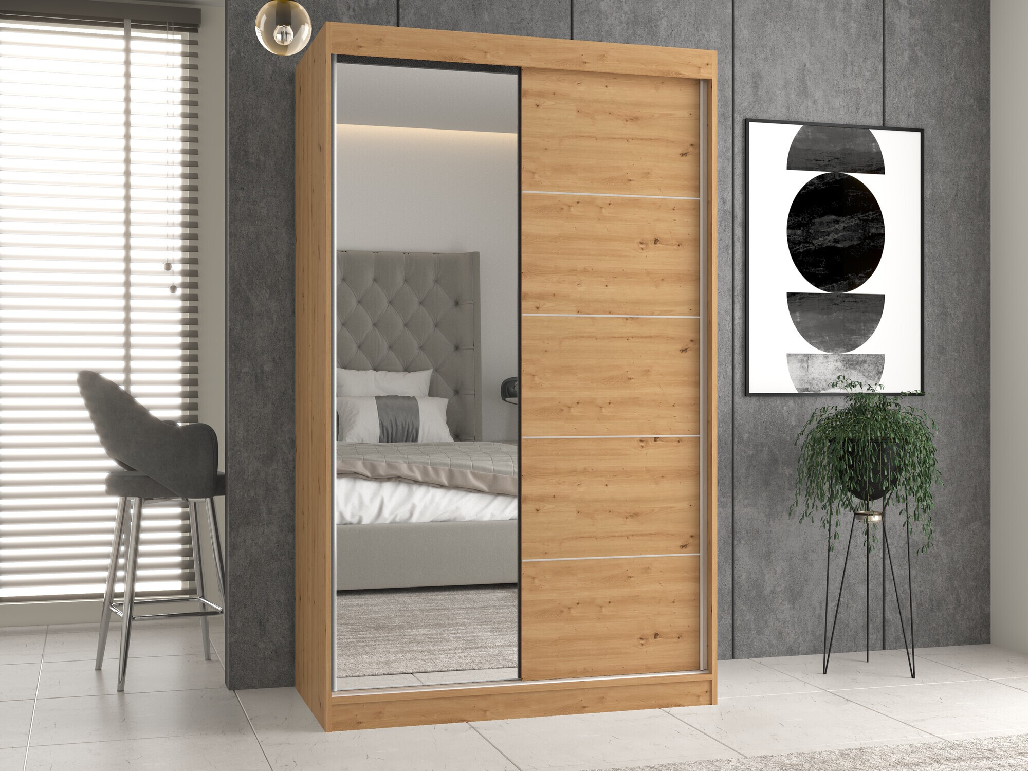 Armadio Mandeville 157 (Rovere Artisan)