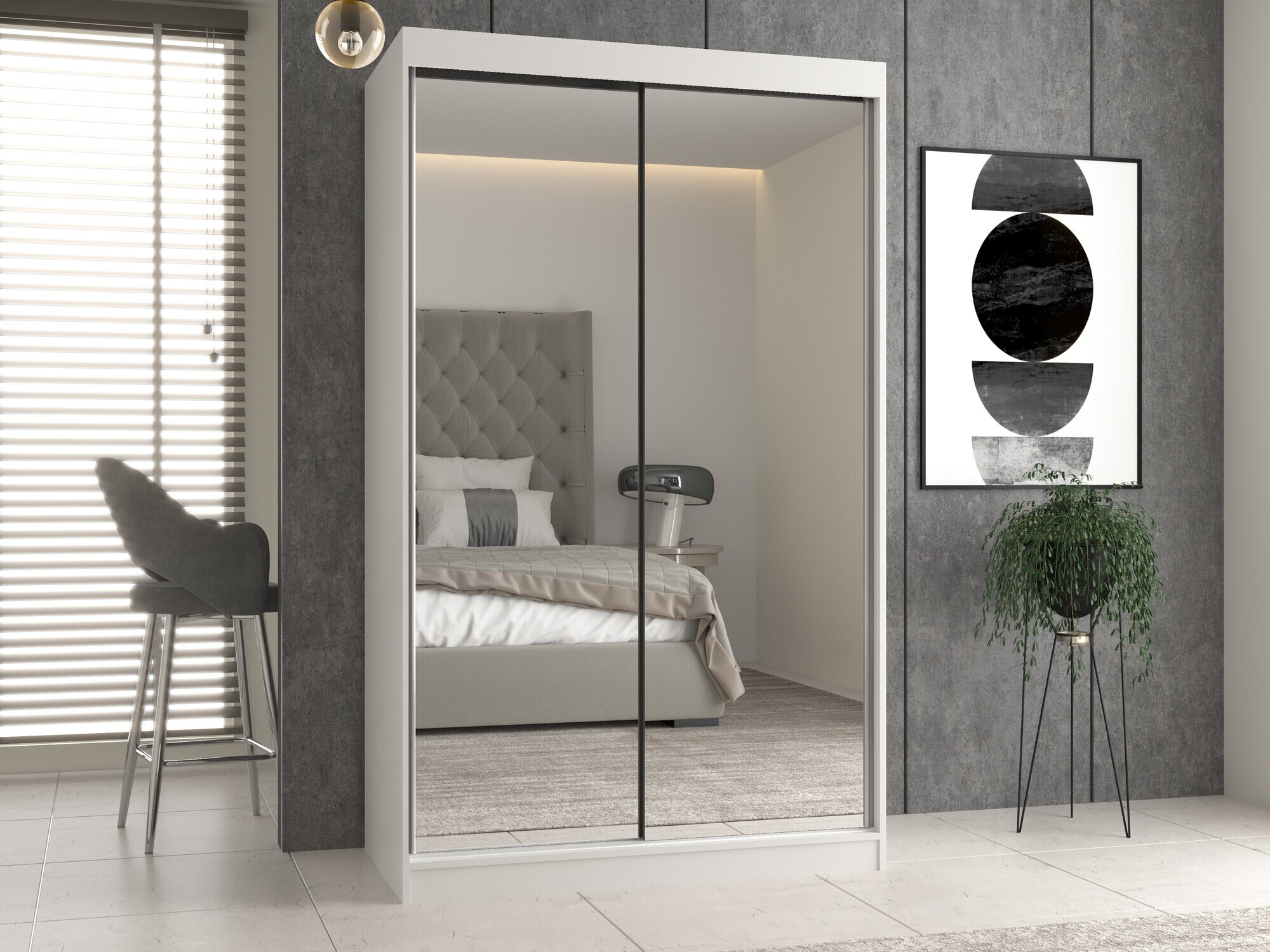 Armadio Mandeville 158 (Bianco)
