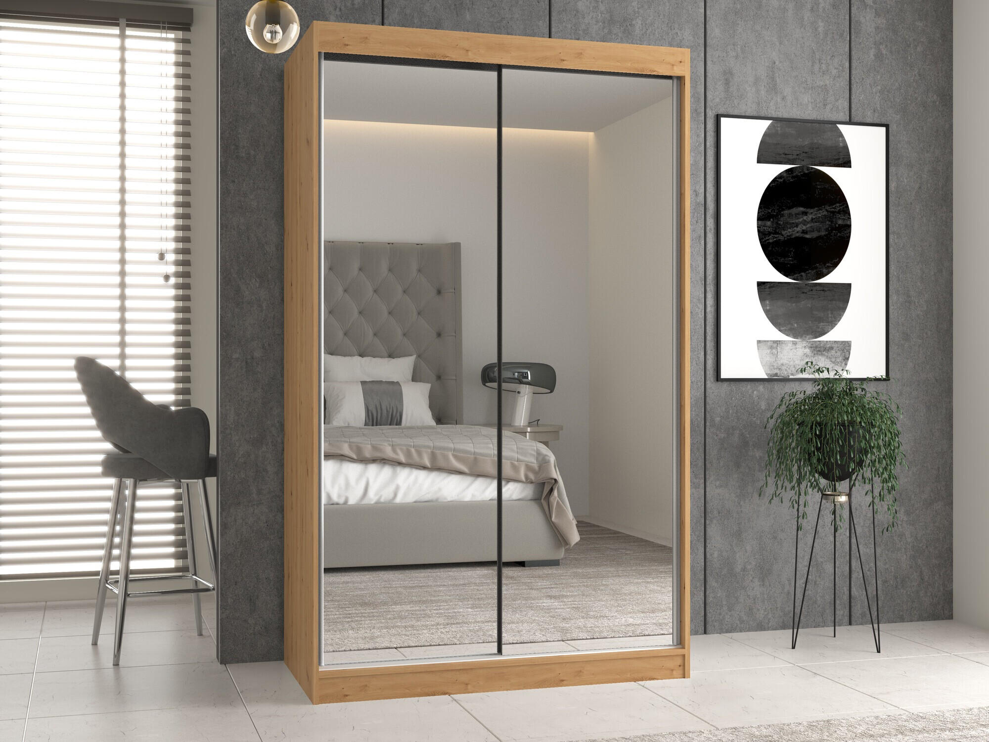 Armadio Mandeville 158 (Rovere Artisan)