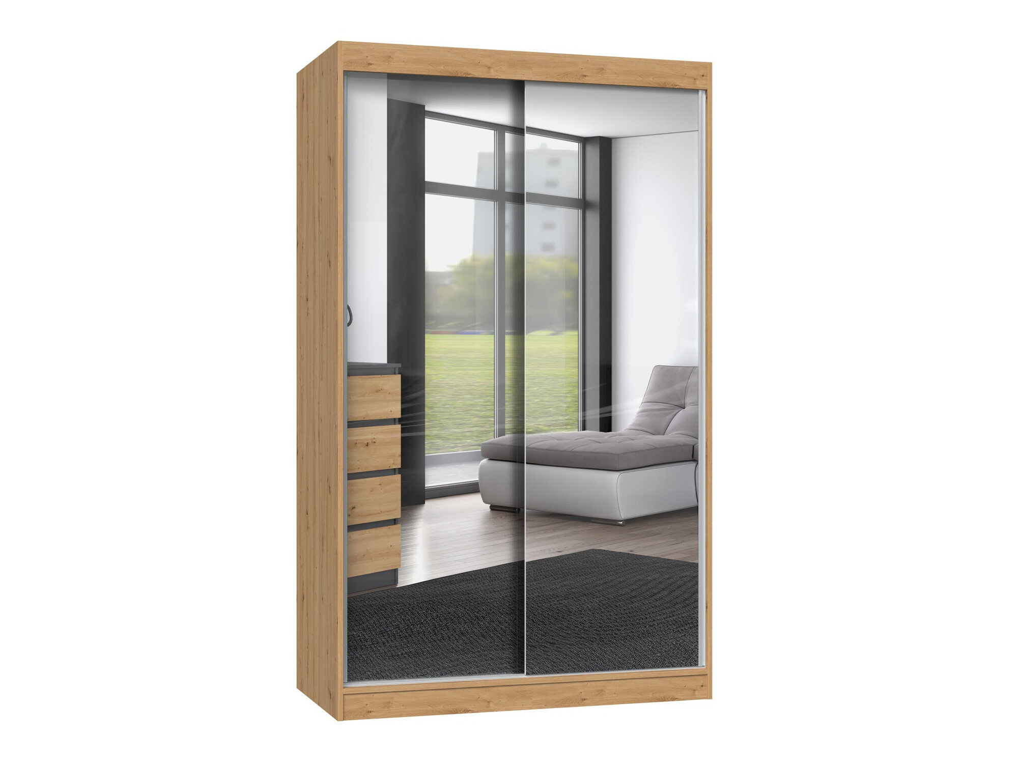 Armadio Mandeville 158 (Rovere Artisan)