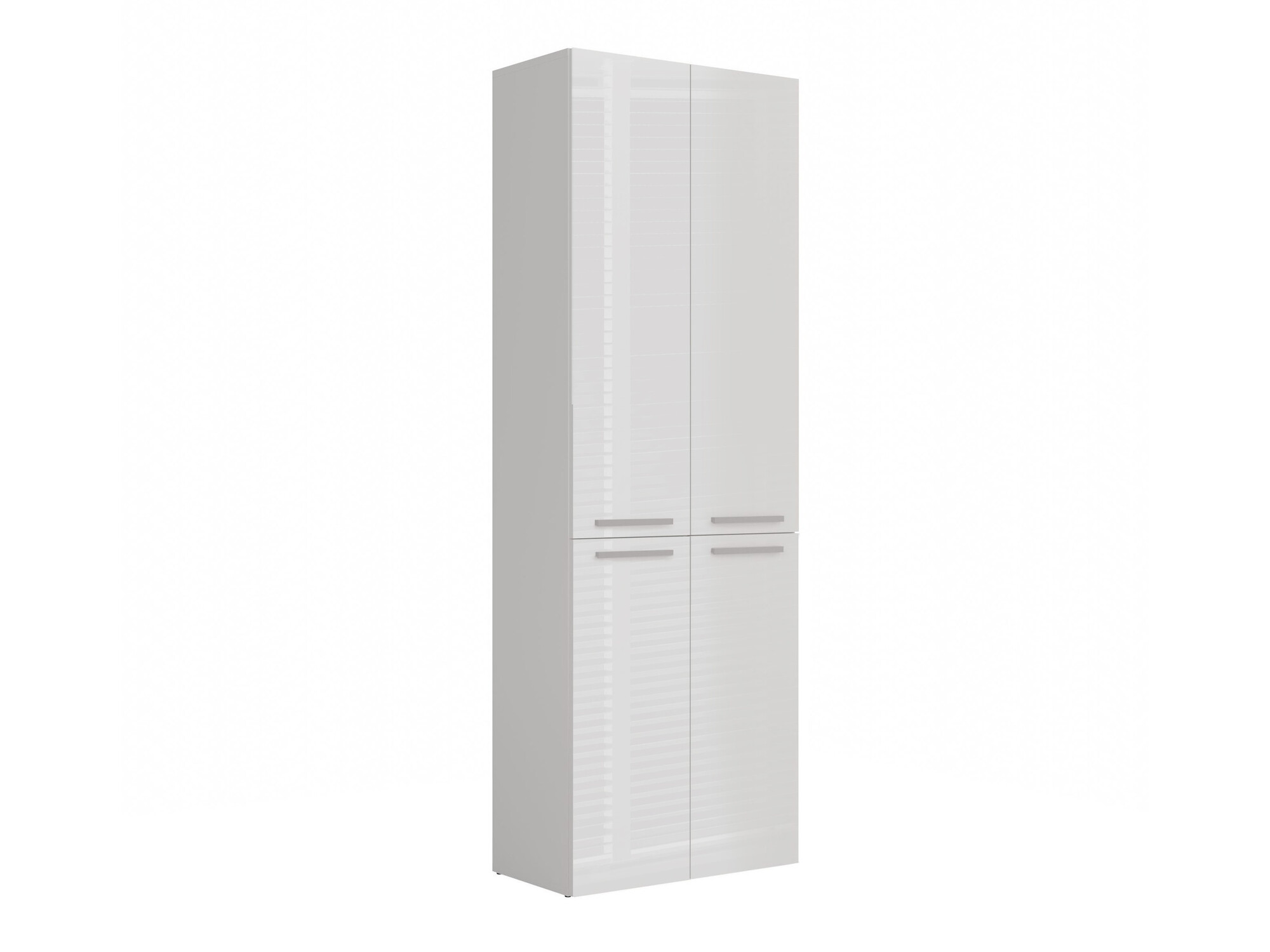 Mobiletto del bagno Nolmaru 102 (Bianco + Bianco lucido)
