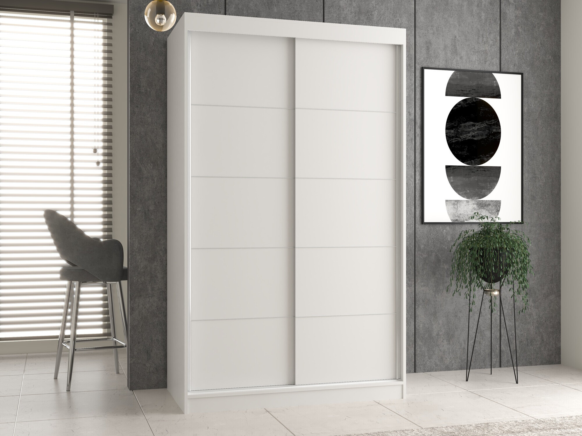 Armadio Mandeville 164 (Bianco)