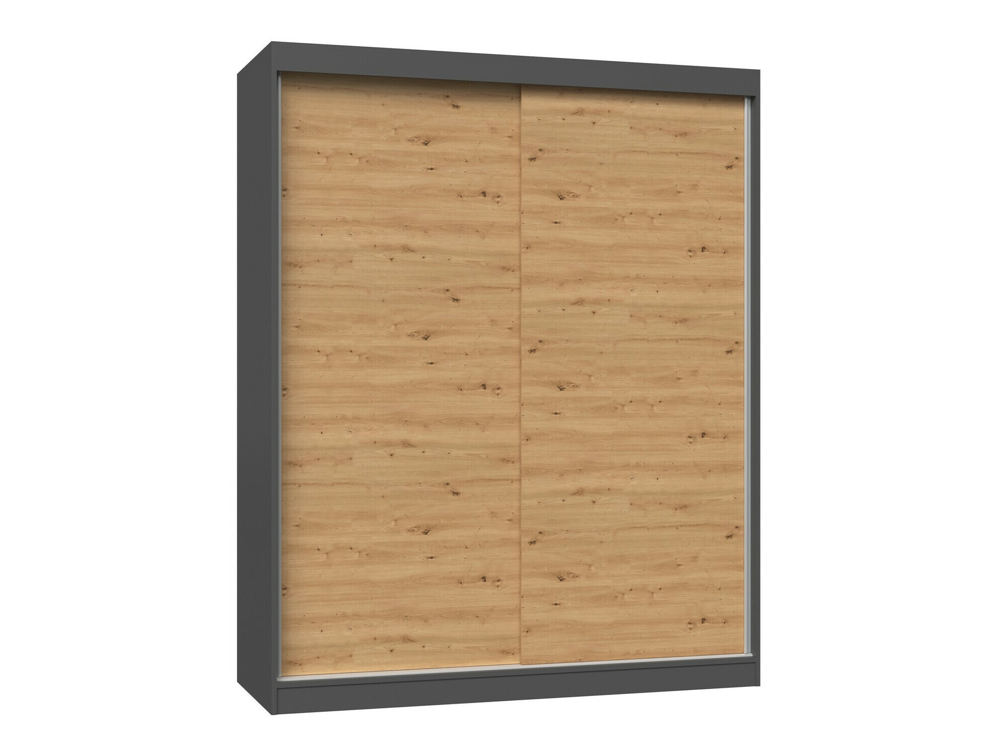Armadio Mandeville 167 (Antracite + Rovere Artisan)