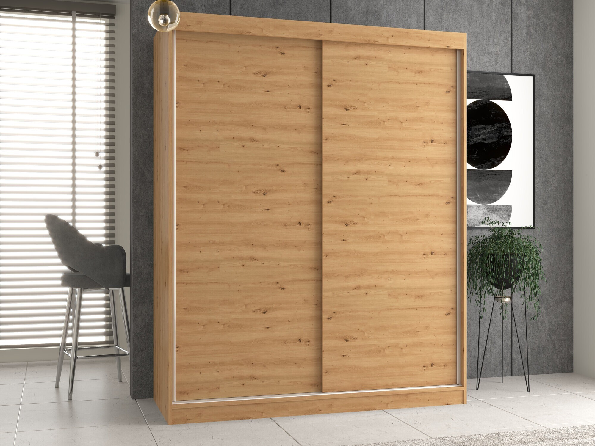 Armadio Mandeville 167 (Rovere Artisan)