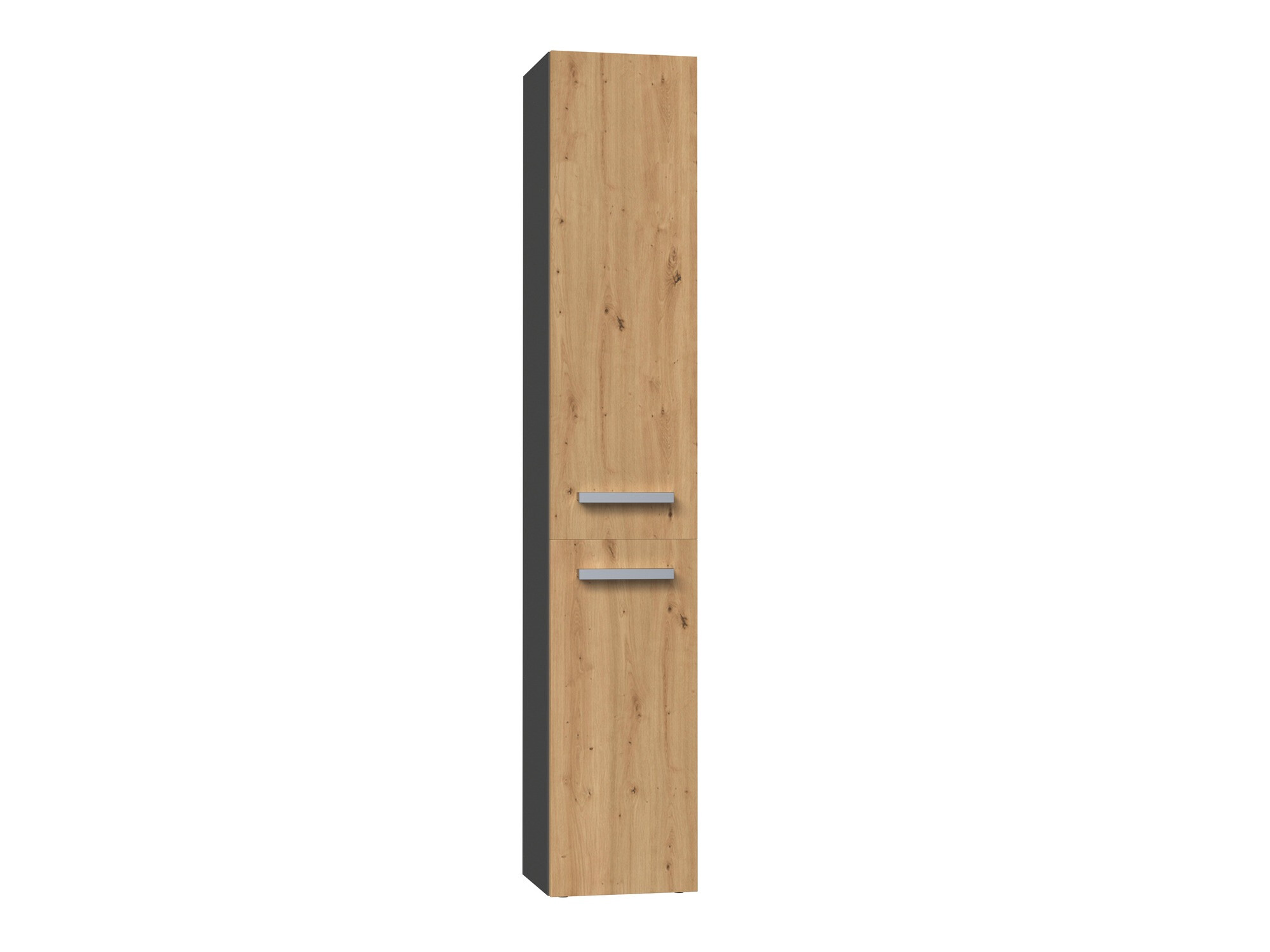 Mobiletto del bagno Nolmaru 107 (Antracite + Rovere Artisan)