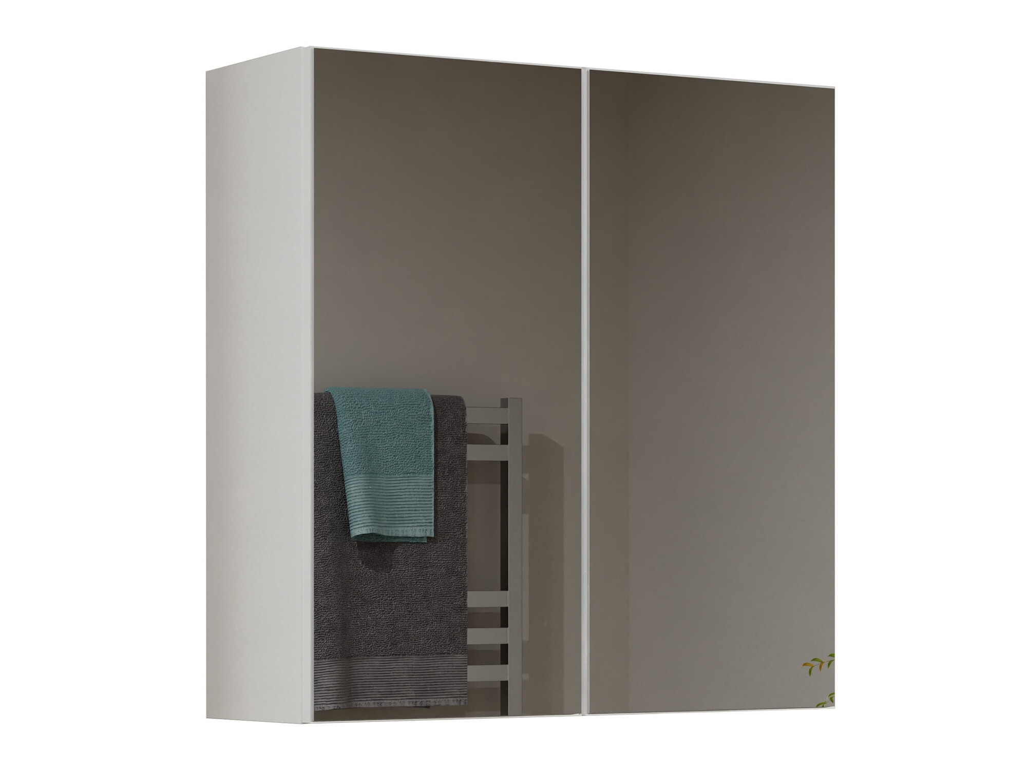 Armadietto a specchio da bagno Balelbo 101 (Bianco)