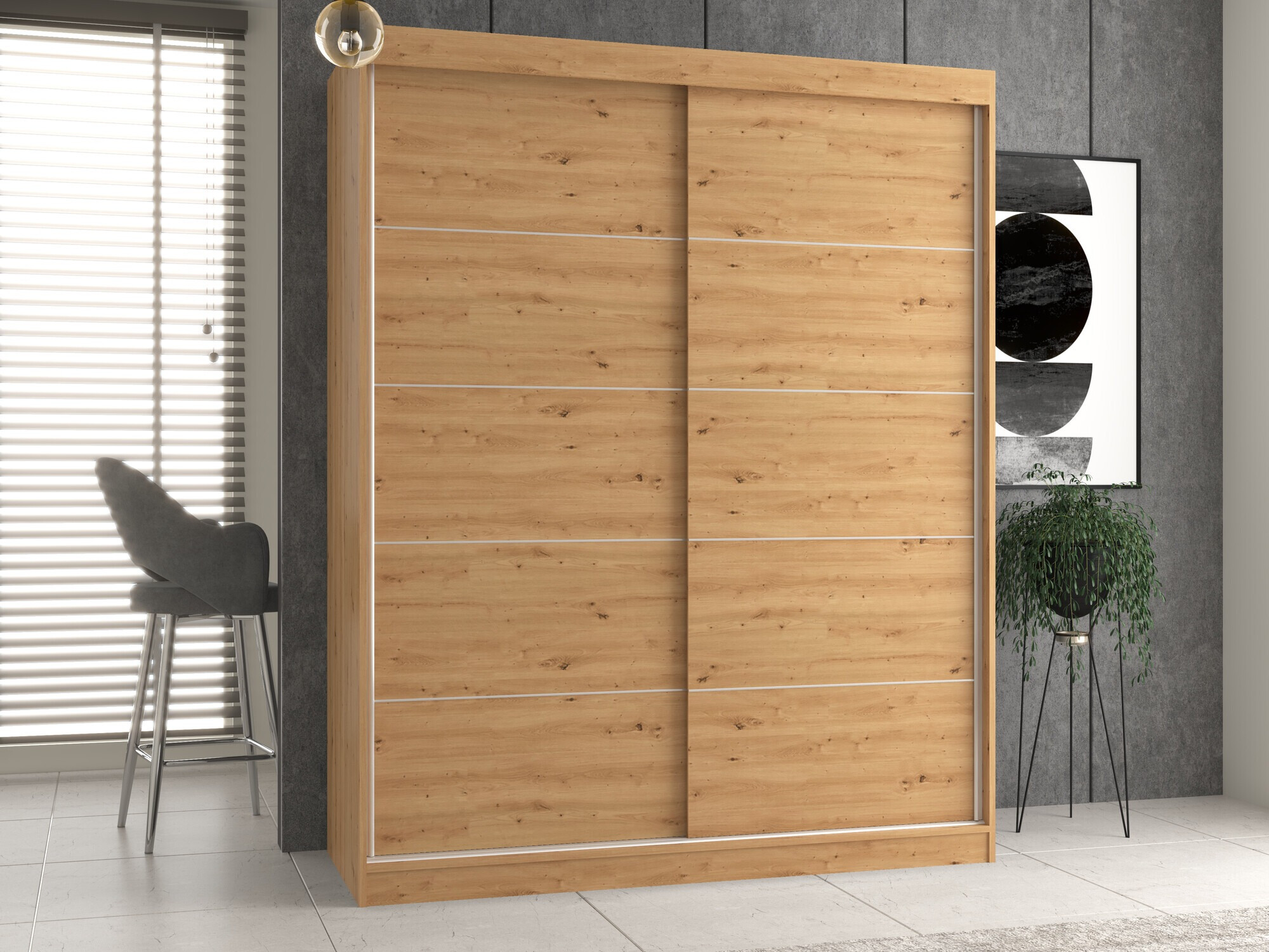 Armadio Mandeville 177 (Rovere Artisan)