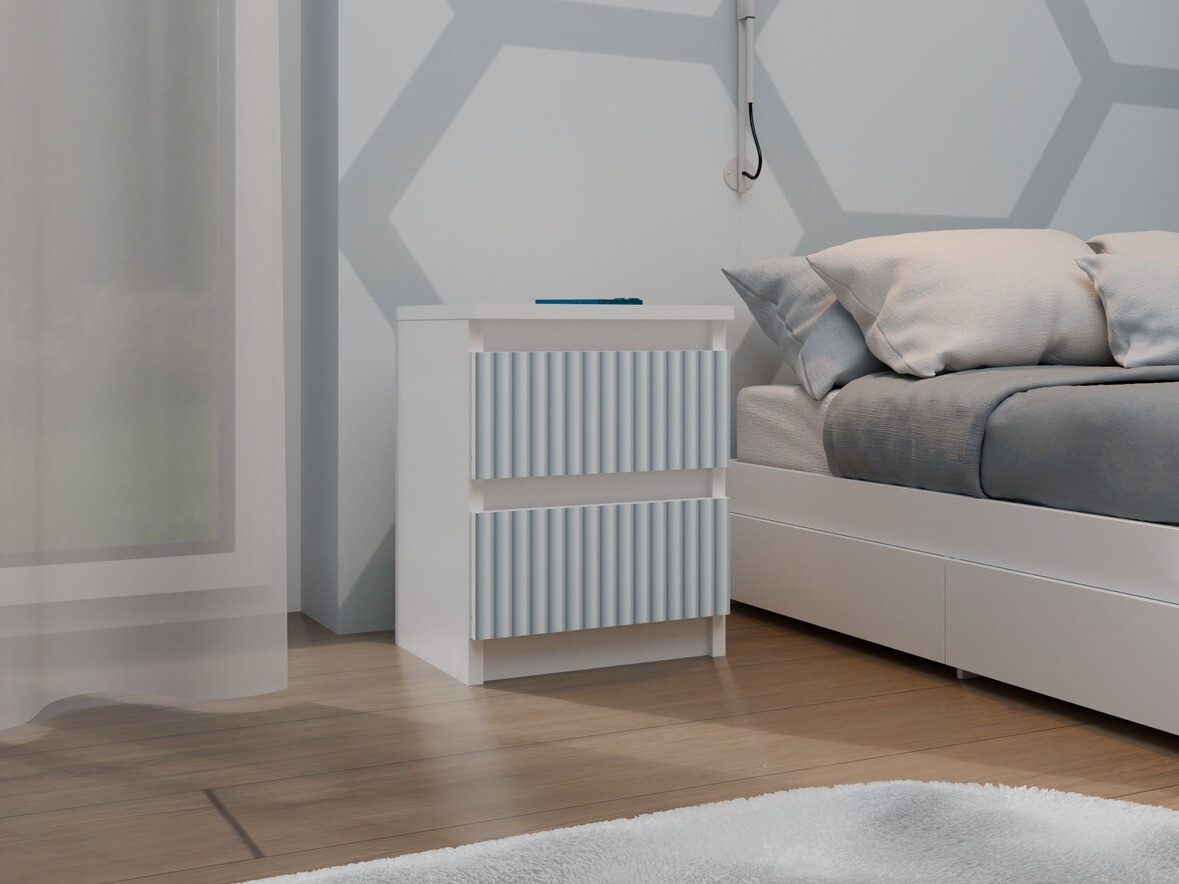 Comodino Mortore 103 (Blu)