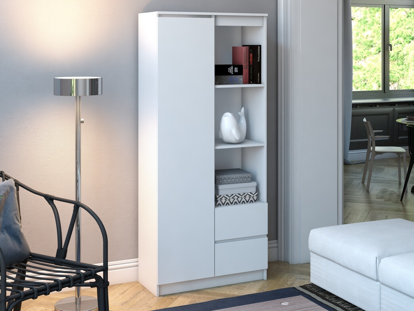 Scaffale Mandeville 182 (Bianco)